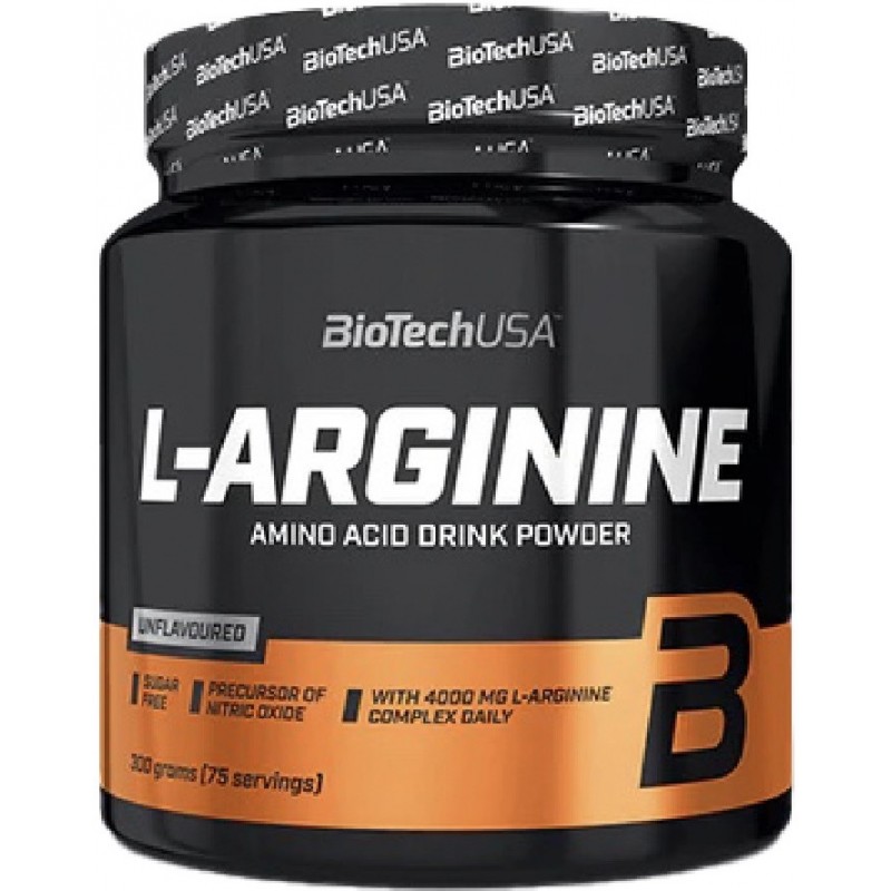 Biotech USA L-Arginine, 300g - Unflavoured